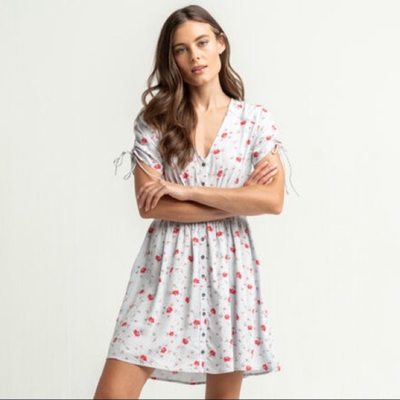 🔆BILLABONG🔆Twirl Twist V-Neck Mini Dress - Picture 9 of 16